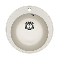 Мойка для кухни Ulgran Practik d48х20 см врезная искусственный камень белый камень