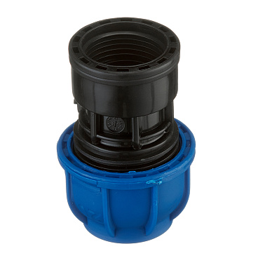 Муфта ПНД Tebo компрессионная переходная 20х3/4 ВР(г)