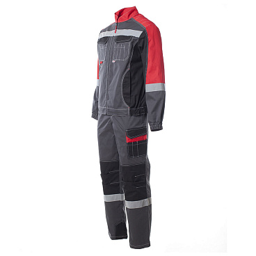 Костюм мужской защитный Спрут Формула 48-50 рост 182-188 см серый