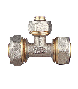 Тройник 20 обж(ц) х 16 обж(ц) х 20 обж(ц)