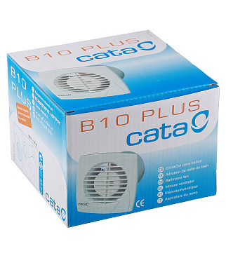 Вентилятор осевой Cata B-10 Plus 140х140 мм d100 мм слоновая кость