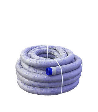 Труба дренажная гофрированная Typar ДГТ-ПНД d110 мм SN4 с перфорацией в фильтре TyparSF20 м.п.