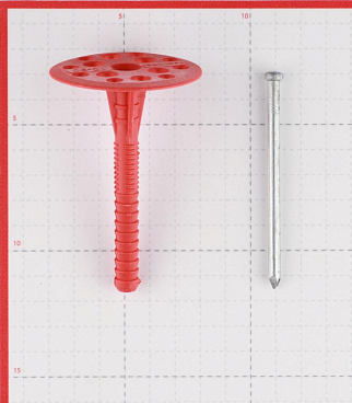 Дюбель для теплоизоляции Tech-Krep 10х90 мм металлический гвоздь (250 шт.)