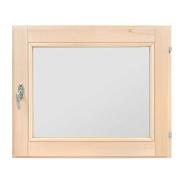 Окно деревянное 400х500х70 мм 1 створка поворотная