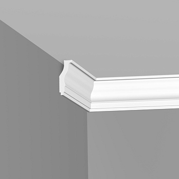 Плинтус потолочный из пенополистирола 25х65х2000 мм под натяжной потолок Плинтэкс O 25/65 SC