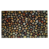 Коврик придверный противоскользящий Стерлинг 45х75 см влаговпитывающий бежевый