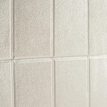 Панель самоклеящаяся вспененный полиэтилен 700х700х3 мм Grace белая плитка 0,49 кв.м