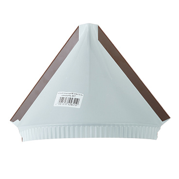 Заглушка конусная 310х110 мм коричневая RAL 8017