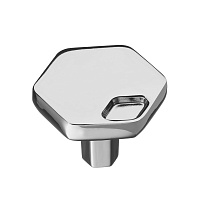 Ручка-кнопка мебельная Kerron Metallic d33 мм металлическая хром (K-2370)