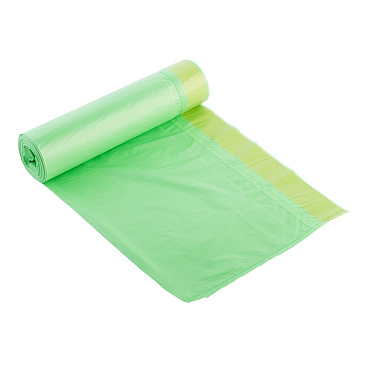 Мешок для мусора 35 л 510х530 мм полиэтиленовый с затяжкой (15 шт.)