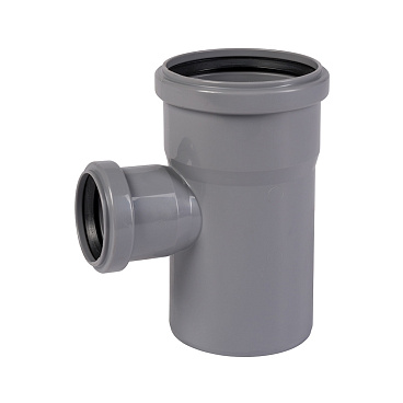 Тройник Ostendorf HTEA d90х50 мм 87° пластиковый для внутренней канализации (114420)