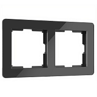 Рамка Werkel Acrylic двухместная черная (a059317)
