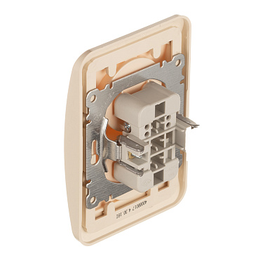 Розетка Makel Mimoza встраиваемая бежевая (25017)