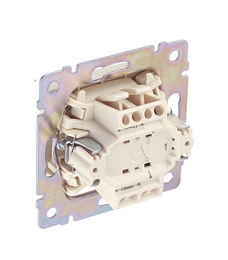 Выключатель Legrand Valena одноклавишный встраиваемый слоновая кость (695600)