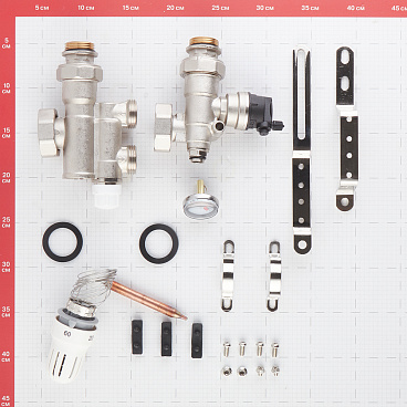 Насосно-смесительный узел Ondo для теплого пола без насоса (SPMUHSAS/17977)