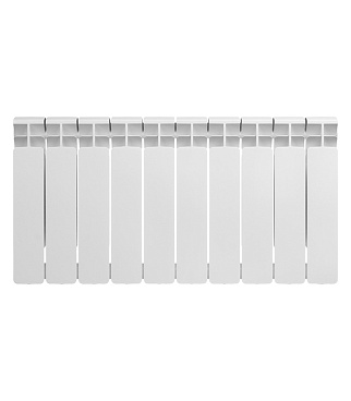 Радиатор биметаллический Rifar Base 350 мм 10 секций 1" боковое подключение белый