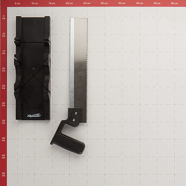 Стусло Сибртех пластиковое с пилой 300х65 мм (225305)