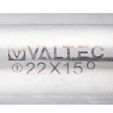 Отвод Valtec (VTi.955.I.152222) d22 мм 15° безраструбный нержавеющая сталь