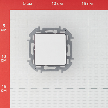 Выключатель Legrand Inspiria одноклавишный встраиваемый белый (673600)
