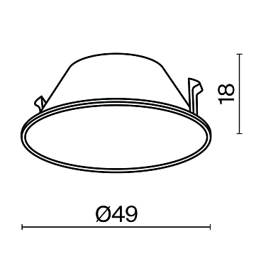 Комплектующие для светильника Technical Ring057-7-MG