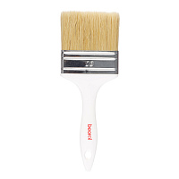 Кисть плоская смешанная щетина пластиковая ручка Beorol Universal 80х15 мм для эмалей и лаков на алкидной основе