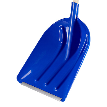 Лопата снеговая Инструм-Агро Эльбрус полипропилен с деревянным черенком 1490х400 мм (100176-3)