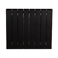 Радиатор биметаллический Rifar Supremo 500 мм 8 секций 3/4 боковое подключение антрацит