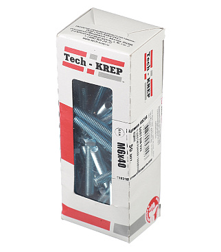 Болт оцинкованный M6x40 мм DIN 933 (50 шт.)