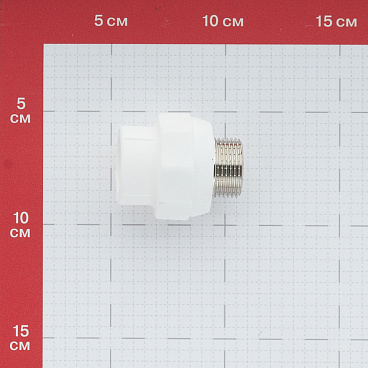 Муфта полипропиленовая Valtec 25 мм х 3/4 НР(ш) (VTp.701.0.02505)