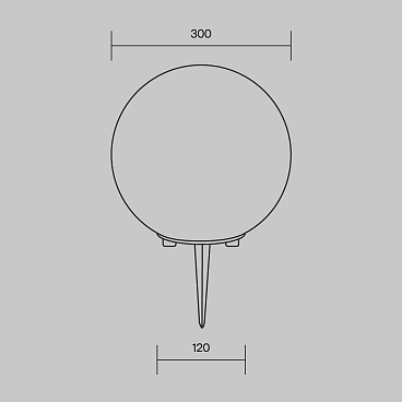 Ландшафтный светильник Outdoor O594FL-01W