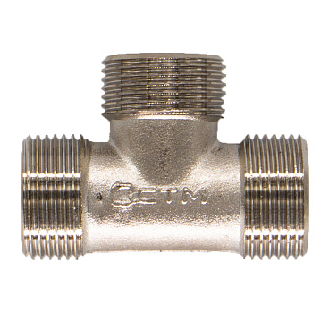 Тройник 1/2 НР(ш) х 1/2 НР(ш) х 1/2 НР(ш) латунный