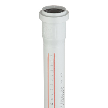 Труба канализационная Ostendorf HTEM d40x500 мм пластиковая для внутренней канализации (111020)