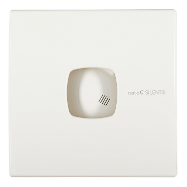 Вентилятор осевой Cata Silentis 12 T с таймером 170х170 мм d120 мм слоновая кость