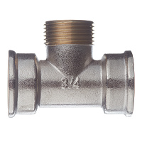 Тройник 3/4 ВР(г) х 3/4 НР(ш) латунный