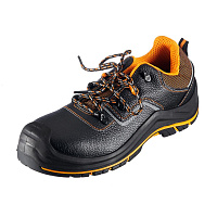 Полуботинки кожаные с перфорацией и защитным подноском и стелькой размер 42 черные Мистраль PRB8-CSW (119193)