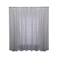 Тюль вуаль серый 300х270 см Mona Liza (МЛ131/50/Е300)