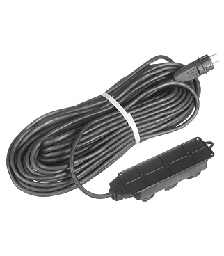 Удлинитель Союз с заземлением 40 м 3,7 кВт 3 розетки КГ 3х1,5 кв.мм IP44