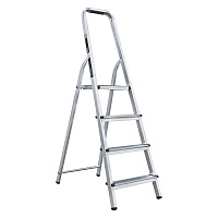 Стремянка алюминиевая 4 ступени 80 мм 0,82 м Hesler