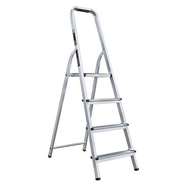 Стремянка алюминиевая 4 ступени 80 мм 0,82 м Hesler