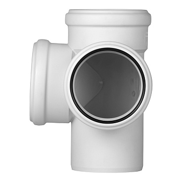 Крестовина Pro Aqua Stilte Plus d110х110х110 мм  87,5° пластиковая шумопоглощающая двухплоскостная для внутренней канализации