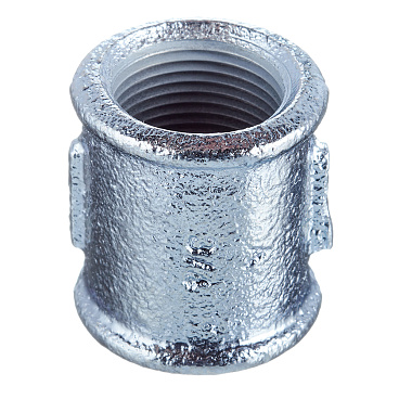 Муфта прямая Gebo Platinum (270-5V) 3/4 ВР(г) х 3/4 ВР(г) чугунная оцинкованная