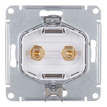 Розетка аудио Systeme Electric AtlasDesign встраиваемая алюминий (ATN000387)