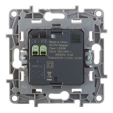 Розетка USB Legrand Etika встраиваемая белая 2хUSB Type-C (672235)