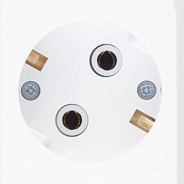 Удлинитель UNIVersal 2 розетки 5 м ПВС 3х1 кв.мм 13 А 2,9 кВт белый (9631974)