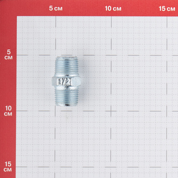 Ниппель Gebo Platinum (280-4V) 1/2 НР(ш) х 1/2 НР(ш) чугунный оцинкованный