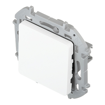 Переключатель Legrand Inspiria одноклавишный встраиваемый белый (673650)