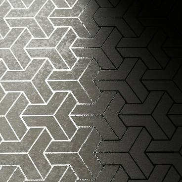 Плитка декор Kerama Marazzi Ломбардиа серая 400x250x8 мм