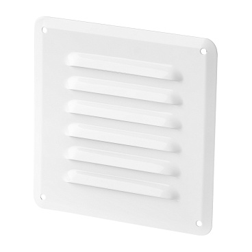 Решетка вентиляционная стальная Ore 150х150 мм белая
