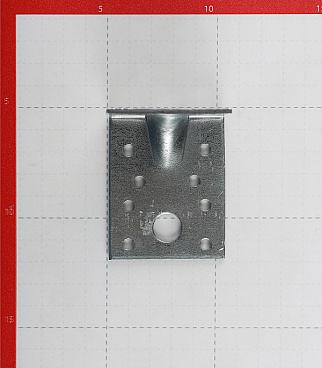 Уголок крепежный усиленный оцинкованный 70х70х55х2.5 мм