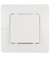 Выключатель Systeme Electric Blanca одноклавишный встраиваемый белый (BLNVS010101)